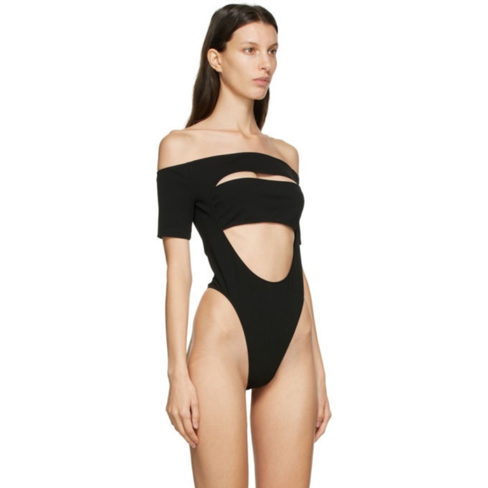 Mugler size 40 (US 4) segmented body suit. Never worn.